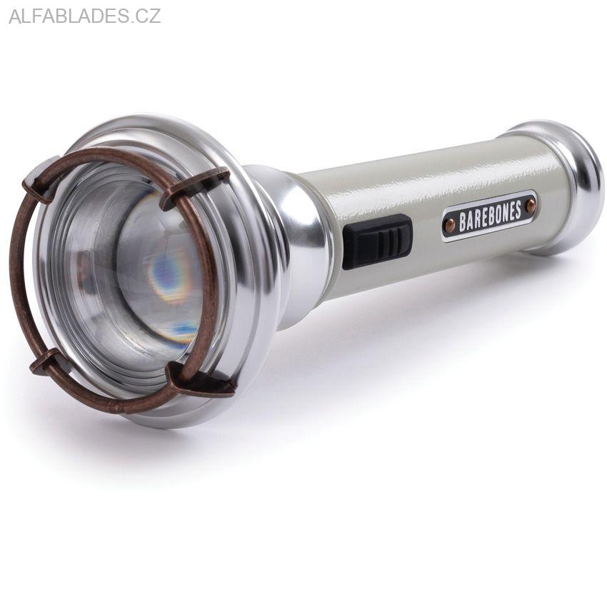 BAREBONES LIVING Vintage Flashlight White