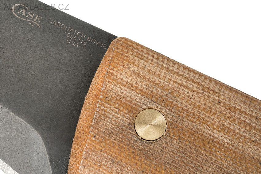 CASE CUTLERY Miller Natural Micarta Sasquatch Bowie