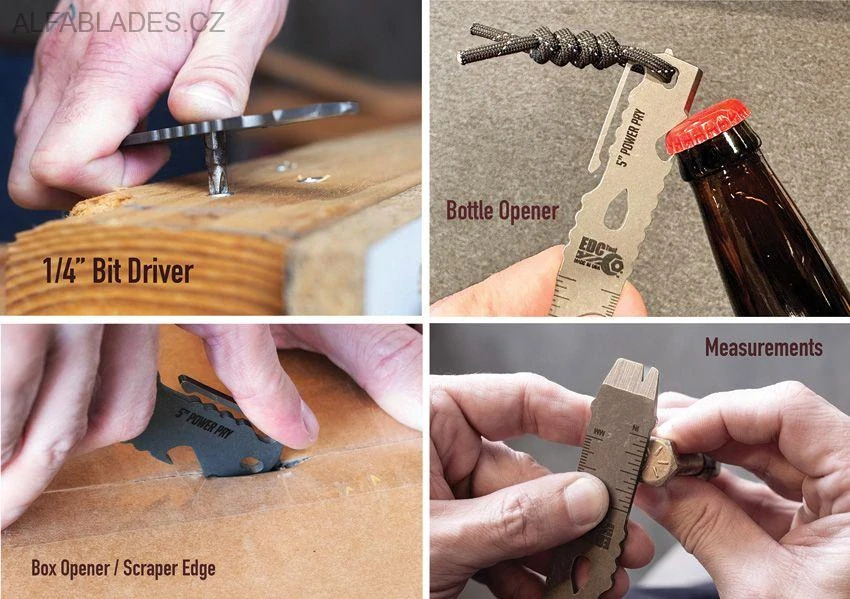 EDC TOOL CO. Pry Bar Multi Tool 5" DLC