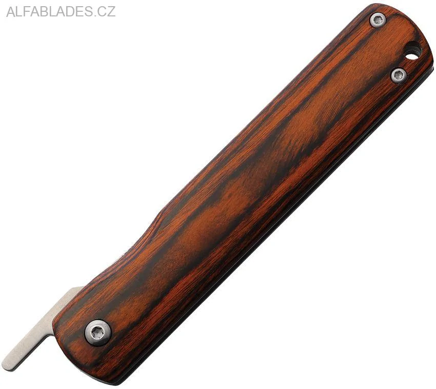 HIGONOKAMI Linerlock Mahogany