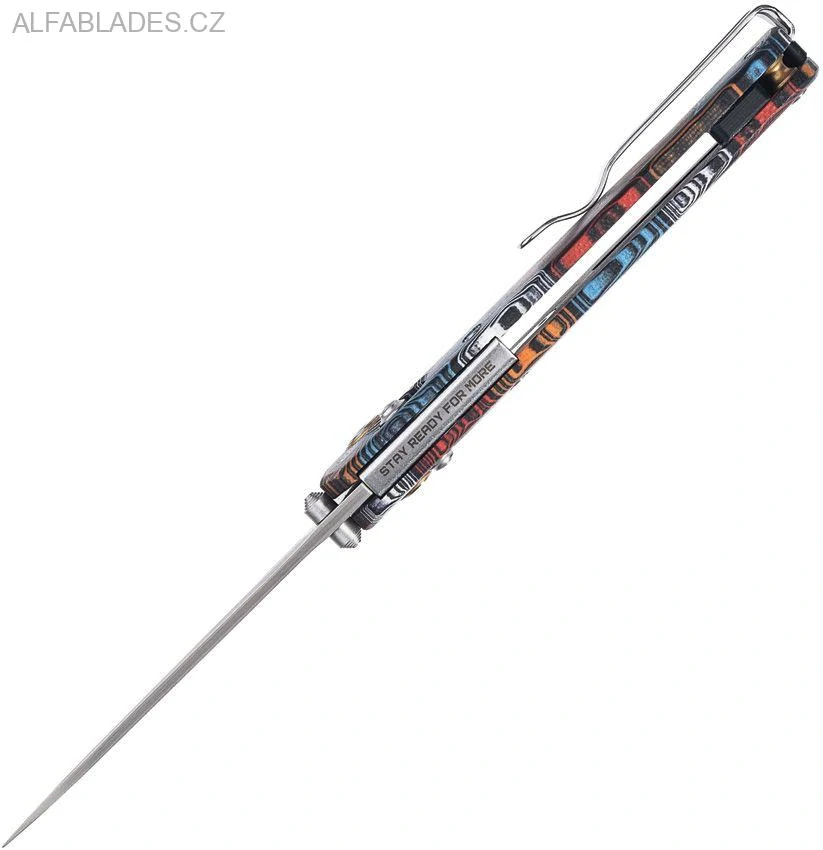 SRM KNIVES 255L-GQ2 Damascus paltern G-10