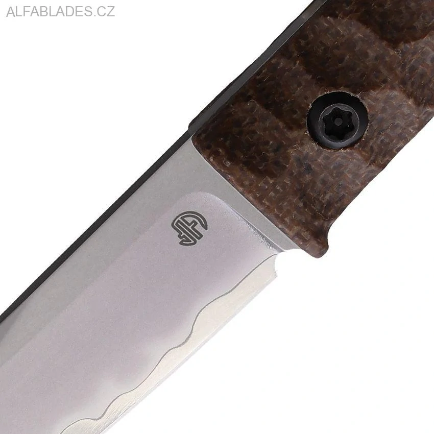 NORTH MOUNTAIN BLADES Chop Mini 2416-MCT Brown Micarta