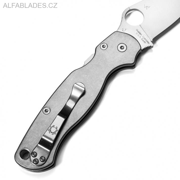 FLYTANIUM Spyderco Paramilitary 2 Scales Titanium