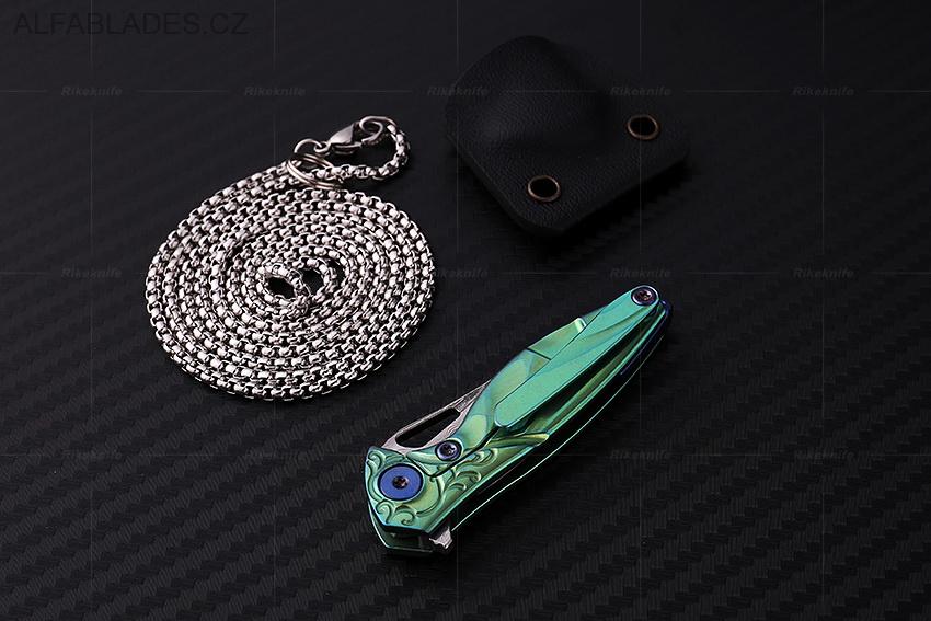 RIKE KNIFE Mini Humminbird Green