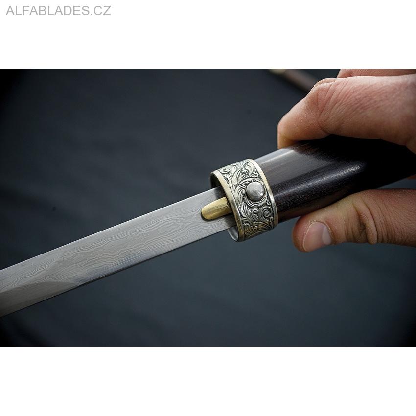 DRAGON KING Octopus Sword Cane Damascus