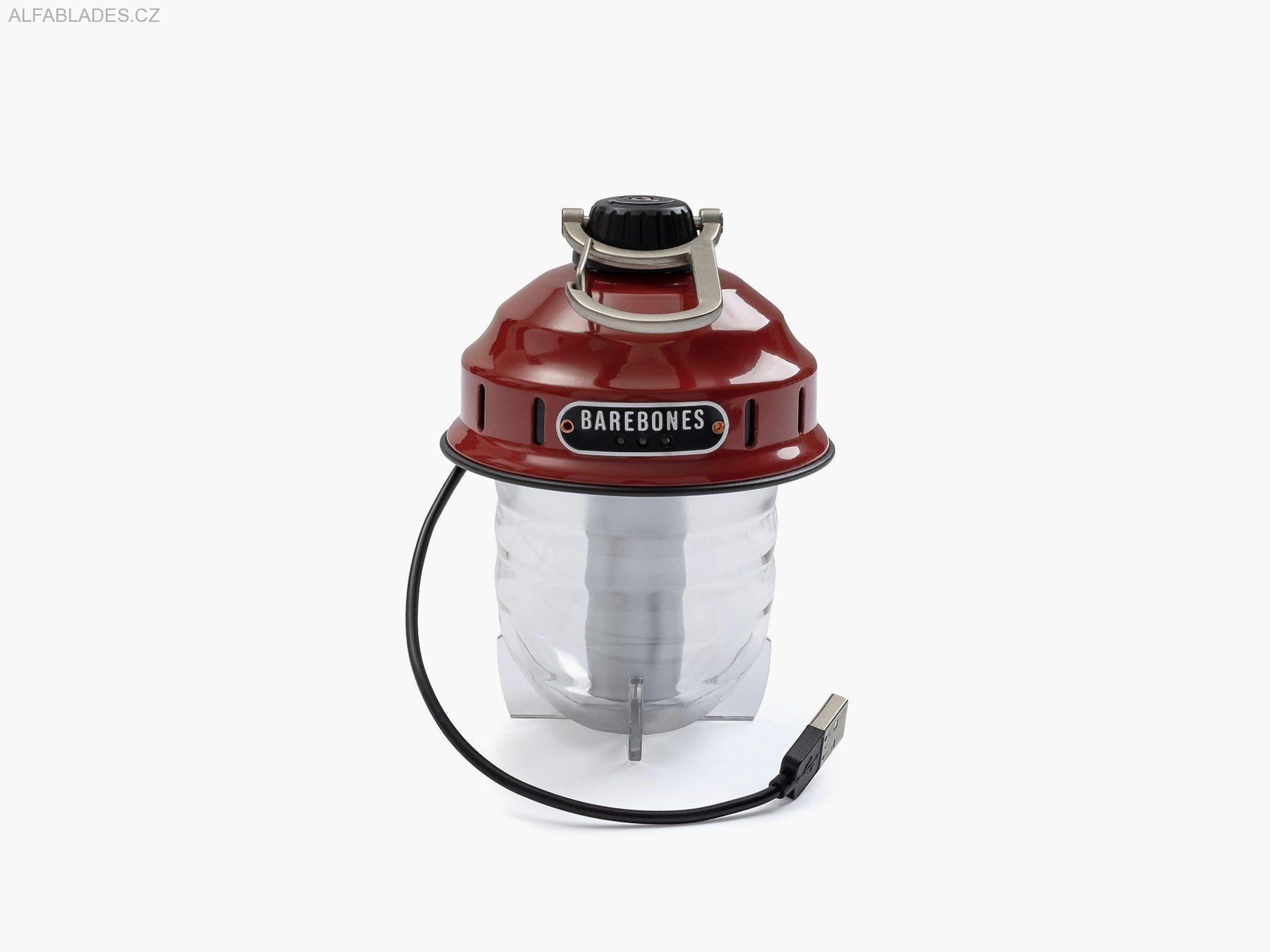 BAREBONES LIVING Beacon Hanging Lantern Red