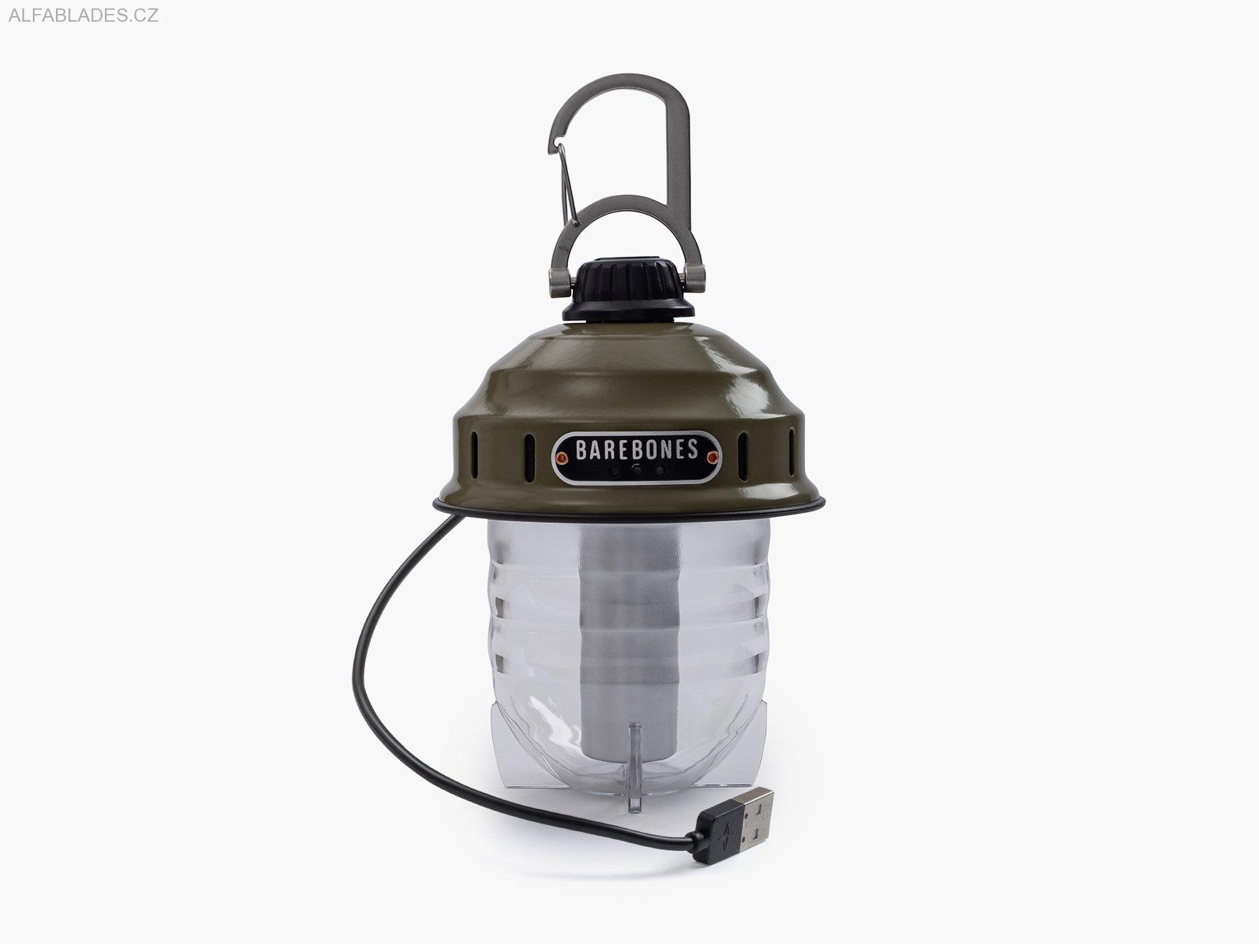 BAREBONES LIVING Beacon Hanging Lantern OD Green