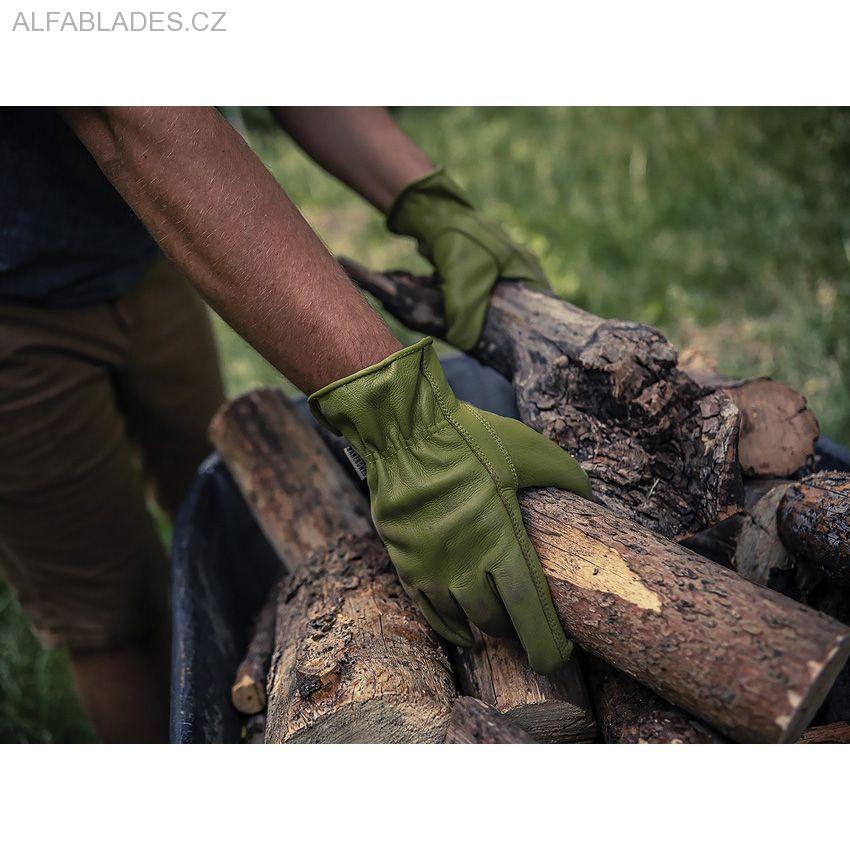 BAREBONES LIVING Classic Work Glove Olive XS
