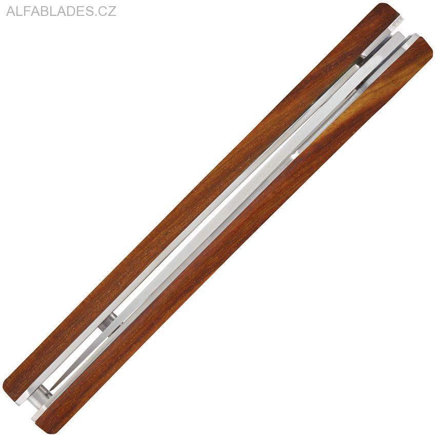 AKINOD 18H07 Paring Linerlock Ebony Coralwood