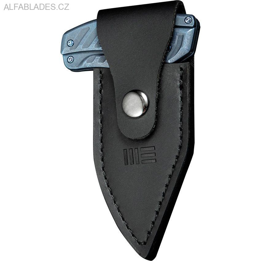 WE KNIFE 21036B3 Typhoeus Folding Push Dagger Blue Ti/SW