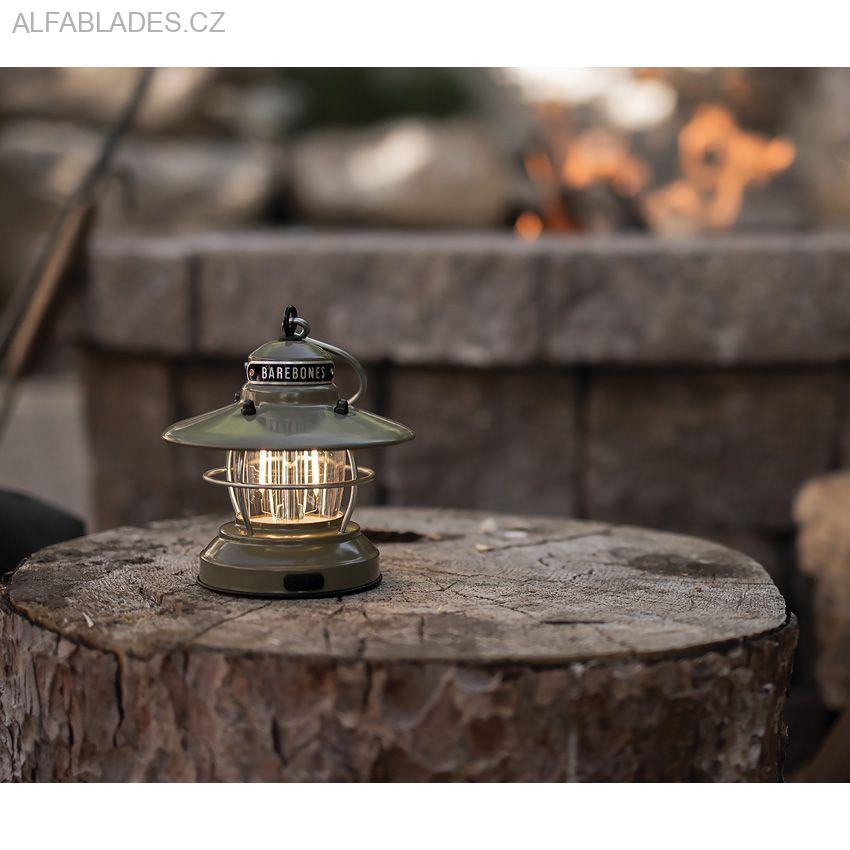BAREBONES LIVING Edison Mini Lantern OD Green