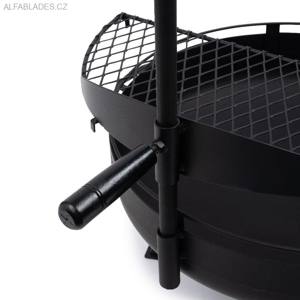 BAREBONES LIVING Cowboy Firepit Grill System 23" 