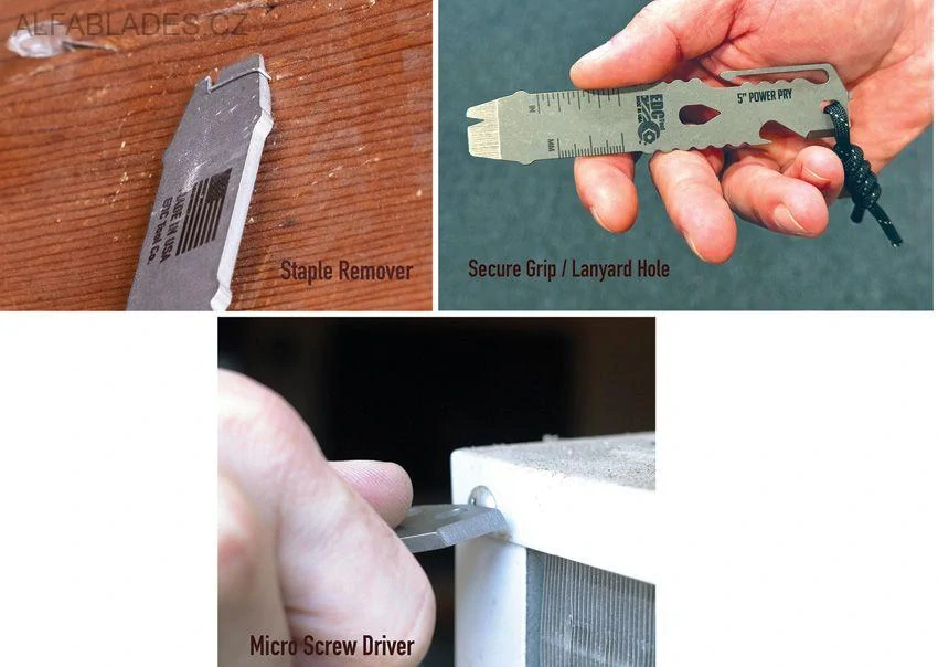 EDC TOOL CO. Pry Bar Multi Tool 5" DLC