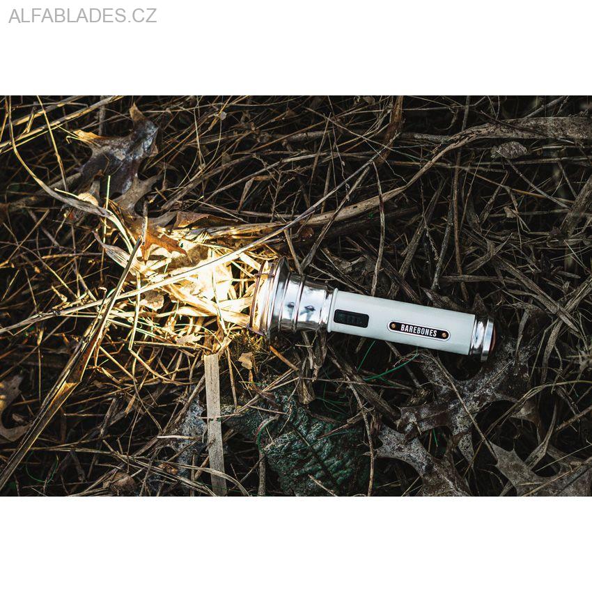 BAREBONES LIVING Vintage Flashlight White