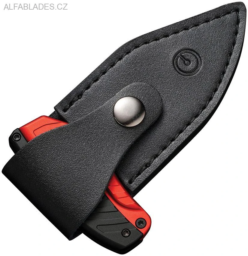 CIVIVI Typhoeus Adjustable Fixed Damascus/Black,Red Aluminium