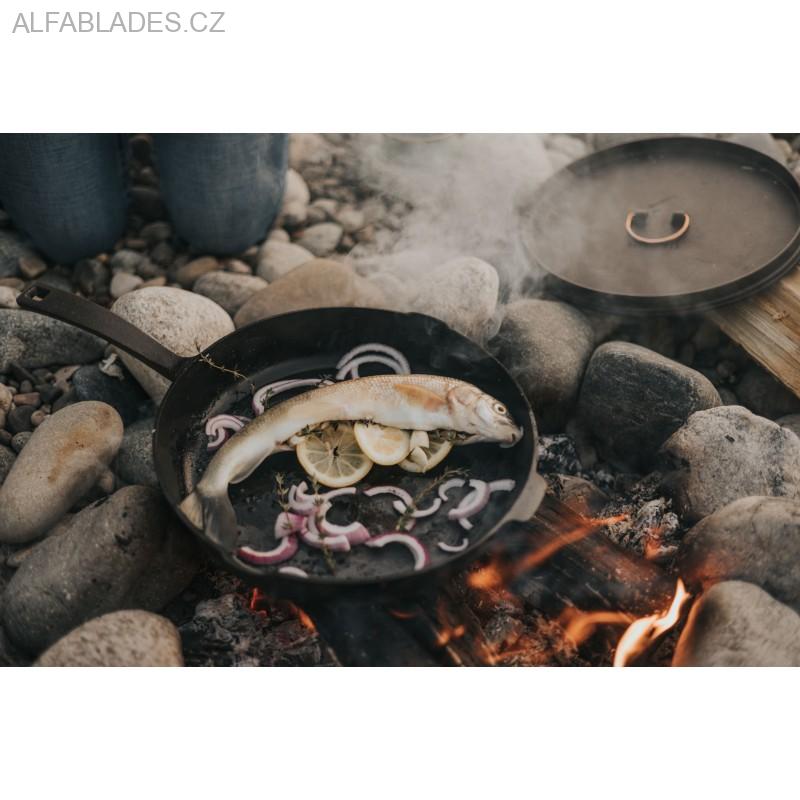 BAREBONES LIVING All-In-One Cast Iron Skillet 12" 30 cm 