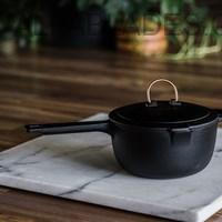 BAREBONES LIVING Enamel Lined Saucepan