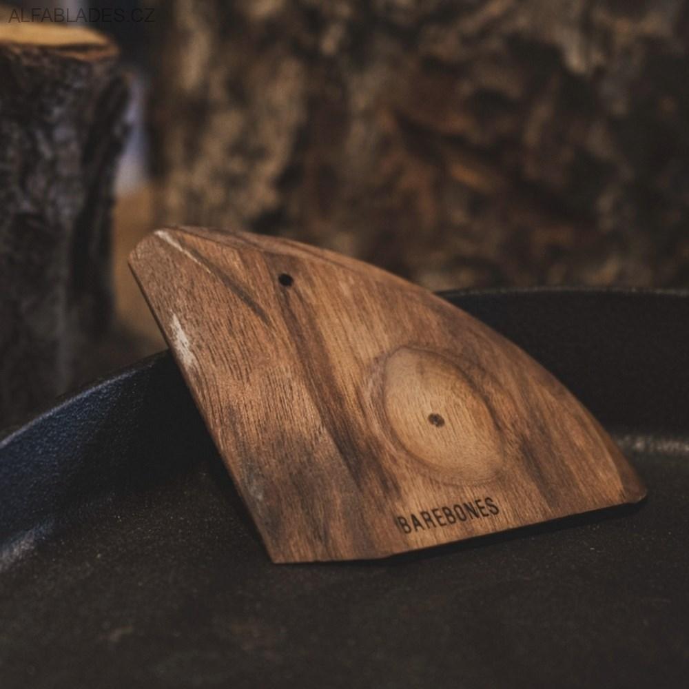 BAREBONES LIVING Cast Iron Scraper Walnut