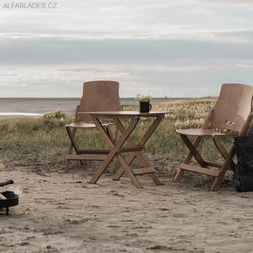 BAREBONES LIVING Ridgetop Wood Folding Chair